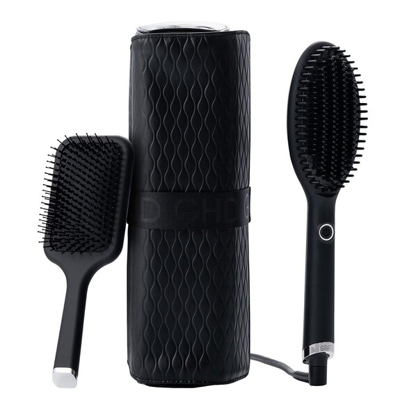 ghd glide - spazzola elettrica per capelli professionale + paddle brush, GHD