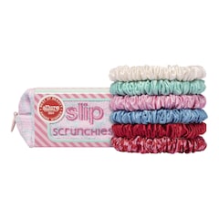elastici per capelli skinny in pura seta con pochette in omaggio - 6 pz, SLIP
