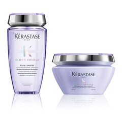 Kit Shampoo Blond Absolu Bain Lumière + Maschera Blond Absolu Masque Ultra-Violet, KÉRASTASE