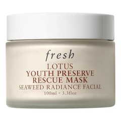 Lotus Youth Preserve Rescue Mask - Maschera viso alla vitamina C, FRESH