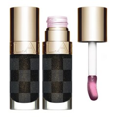 Lip Comfort Oil Black & White - Doppia azione make-up e trattamento labbra, CLARINS