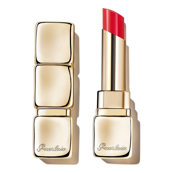 KissKiss Shine Bloom - Rossetto con 95% di ingredienti di origine naturale, GUERLAIN