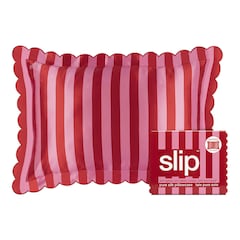 federa in pura seta con bordo smerlato - queen, SLIP