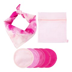 Set di 5 salviette struccanti riutilizzabili Formato Viaggio, MAKE UP ERASER