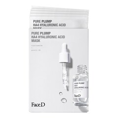 Maschera Pure Plump HA4 Acido Ialuronico - Maschera Viso Formato Viaggio, FACE D