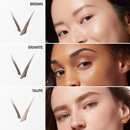 Brow Trio - Stilo per sopracciglia a 3 punte - Liner, matita e pettine