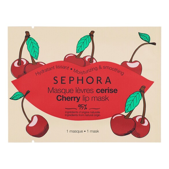 Maschera Labbra alla Ciliegia - Maschera idratante per labbra Formato Viaggio, SEPHORA COLLECTION