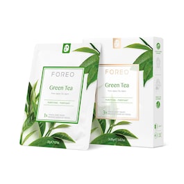 Green Tea - Maschera viso in tessuto purificante pelli miste attivabile da UFO