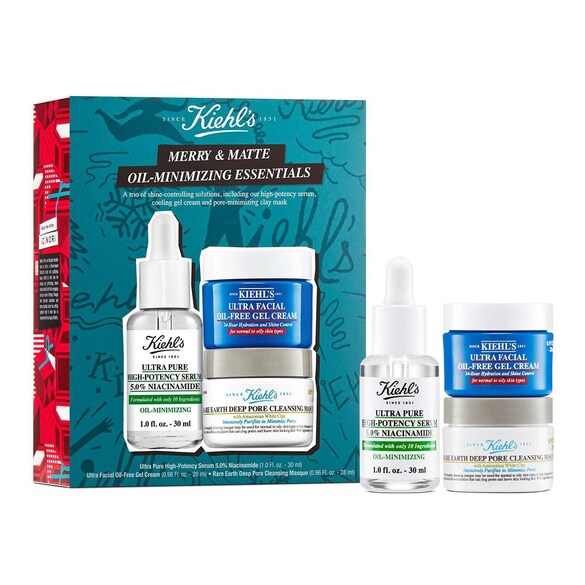 RARE EARTH -  COFFRET OILY SKIN, KIEHL'S SINCE 1851