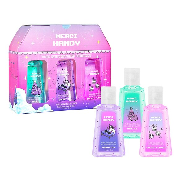 Kit Holiday Christmas Market - Set di gel per le mani, MERCI HANDY