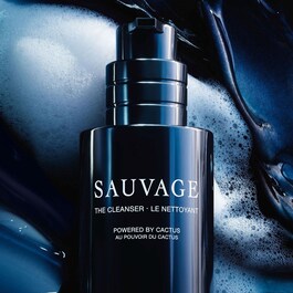 Sauvage Il Detergente – Detergente viso per uomo – Carbone nero e cactus