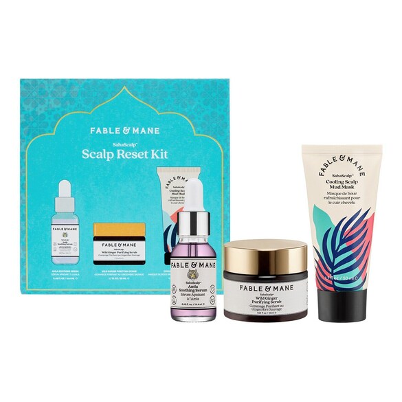 Kit rigenerazione cuoio capelluto SahaScalp™ - Cofanetto trattamenti capillari, FABLE & MANE