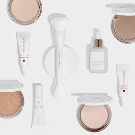 HY-GEN FACE BRUSH - Pennello a doppia estremità per viso e per illuminante