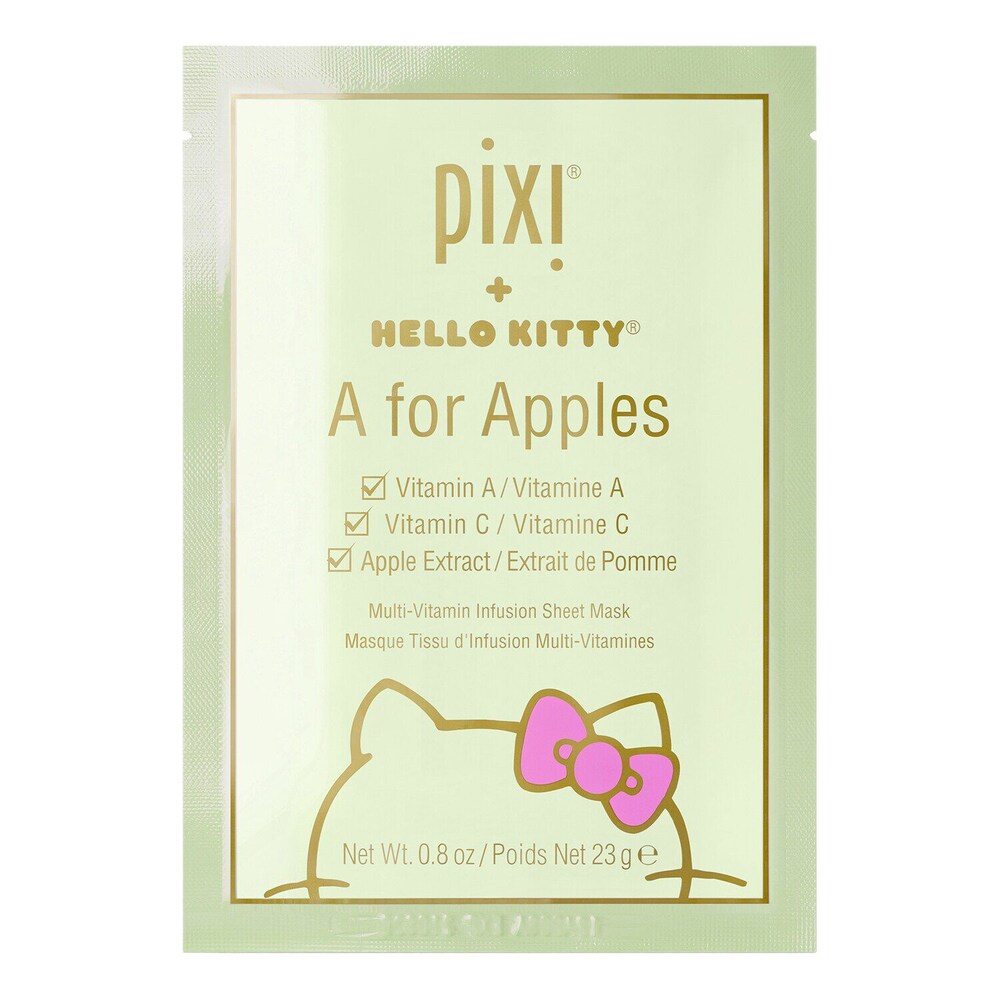 Pixi + Hello Kitty A is for Apple Sheet Mask - Maschera viso in tessuto
