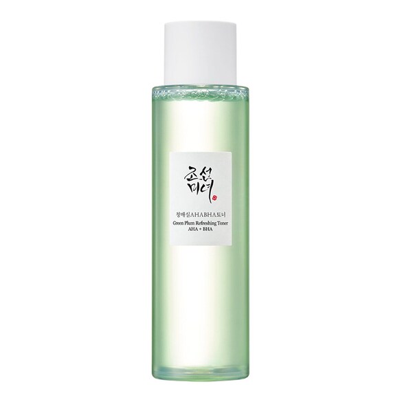 Green Plum Refreshing Toner: AHA + BHA - Lozione esfoliante, BEAUTY OF JOSEON