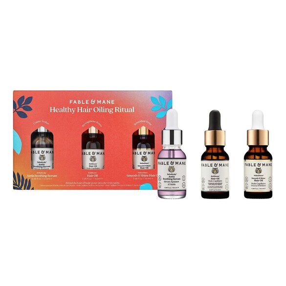 Rituale bagno d'olio - Cuoio capelluto lenito, radici rafforzate, anticrespo, FABLE & MANE