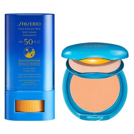 SUNCARE [CLEAR SUNCARE STICK SPF 50+ + UV Protective Compact Foundation SPF30]