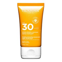 Una crema viso idratante con SPF 30 - texture leggera e fondente , CLARINS