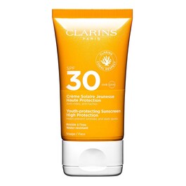 Una crema viso idratante con SPF 30 - texture leggera e fondente 