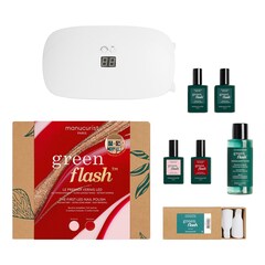 Set regalo Green Flash Hortencia Red Cherry - Set con due smalti, MANUCURIST