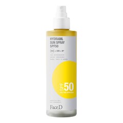  HYDRAOIL SPRAY SOLARE SPF50 - spray solare bifasico corpo e capelli, FACE D