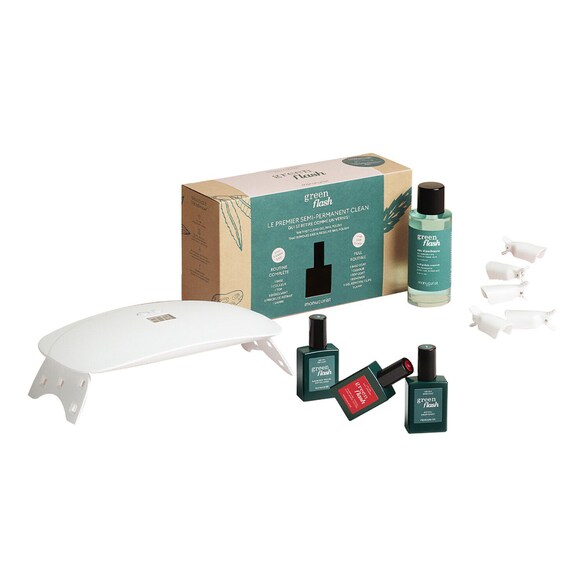 Kit essenziale Green Flash Poppy Red - Kit di smalti, MANUCURIST