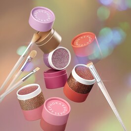 Glitter Power Brush Set - Kit di 4 pennelli per gli occhi