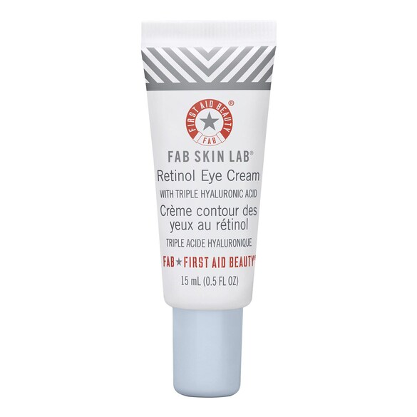 FAB Skin Lab Retinol & Hyaluronic Acid Eye Cream - Crema al retinolo, FIRST AID BEAUTY
