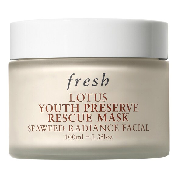Lotus Youth Preserve Rescue Mask - Maschera viso alla vitamina C, FRESH