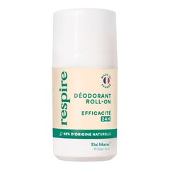 Deodorante roll-on - Deodorante al tè bianco efficacia 24h, RESPIRE