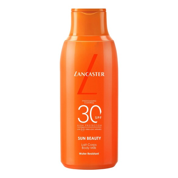 SUN BEAUTY BODY MILK SPF 30 - Crema solare per il corpo, LANCASTER