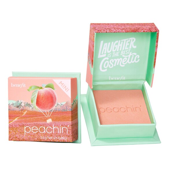 Mini Peachin' -  Blush Rosa Pesca Natural Formato Viaggio, BENEFIT COSMETICS