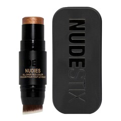 Nudies All Over Face Color Bronze + Glow - Bronzer + highlighter in stick, NUDESTIX