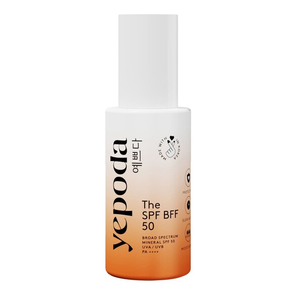 The SPF BFF – Crema solare minerale ad ampio spettro SPF 50 PA++++ , YEPODA