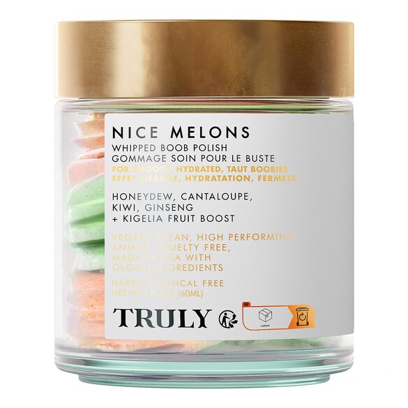 Nice Melons Whipped Boob Polish - Scrub per il busto, TRULY