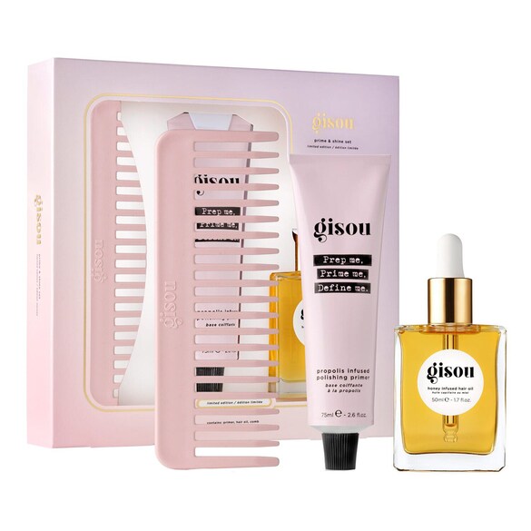 Prime & Shine Set - Set per la cura dei capelli, GISOU