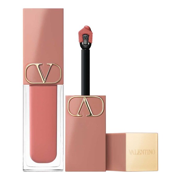 Liquirosso - Colore liquido mat intenso per labbra e zigomi, VALENTINO MAKE UP