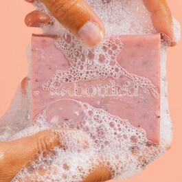 Gel doccia senza flacone rosa e karité - Sapone con pH neutro