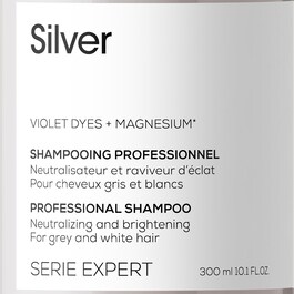 Silver Shampoo per capelli grigi e bianchi, neutralizza i riflessi gialli