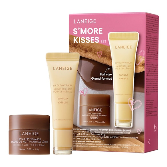 S'MORE KISSES SET - Set di due prodotti per labbra, LANEIGE