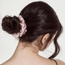 scrunchies in pura seta taglia L - 3 scrunchies
