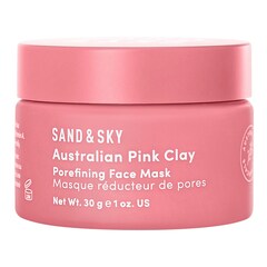Maschera per ridurre i pori - Argilla rosa australiana - Formato viaggio, SAND & SKY