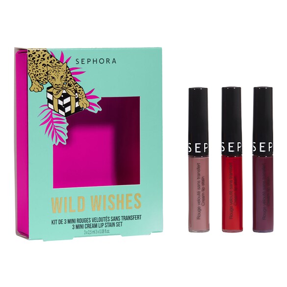 Kit di Mini cream Lip Stain Wild Wishes - Cofanetto Labbra, SEPHORA COLLECTION