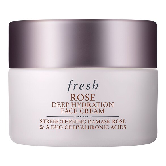 Rose Face Cream - Crema viso idratante con rosa e acido ialuronico, FRESH