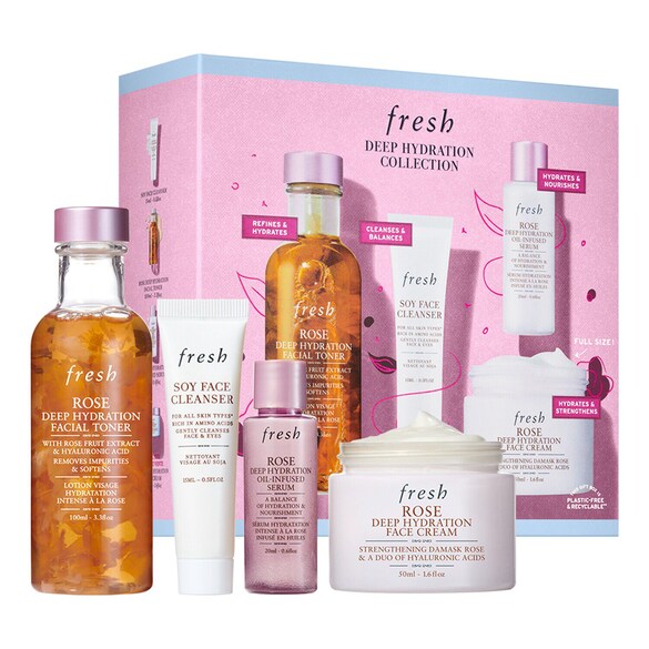 Hydrating Skincare Gift Set - Cofanetto idratante per la cura della pelle, FRESH