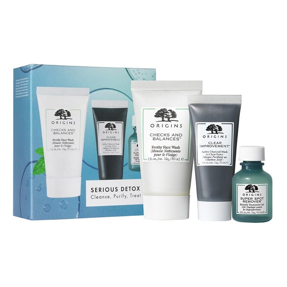 SERIOUS DETOX SET - Cofanetto Viso Formato Viaggio, ORIGINS