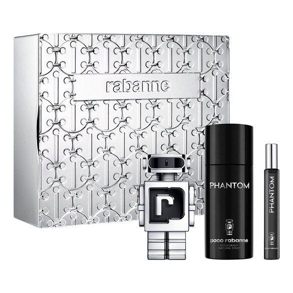 Rabanne Cofanetto Phantom - Eau de Toilette, Deodorant Spray e Travel Spray, PACO RABANNE