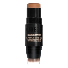 Nudies Matte Bronzer - Stick per contouring a doppia punta, NUDESTIX