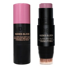 Nudies Bloom All-Over Dewy Color - Stick per occhi, guance e labbra, NUDESTIX