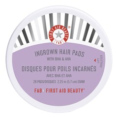 Ingrown Hair Pads - Dischetti per peli incarniti con AHA+ BHA, FIRST AID BEAUTY